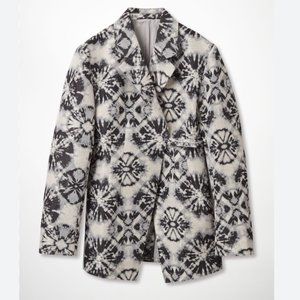 COS Tie Detail Jacquard Blazer